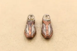 1/12 - Heavy TK - Weathered Orange Shoes (Peg Type)