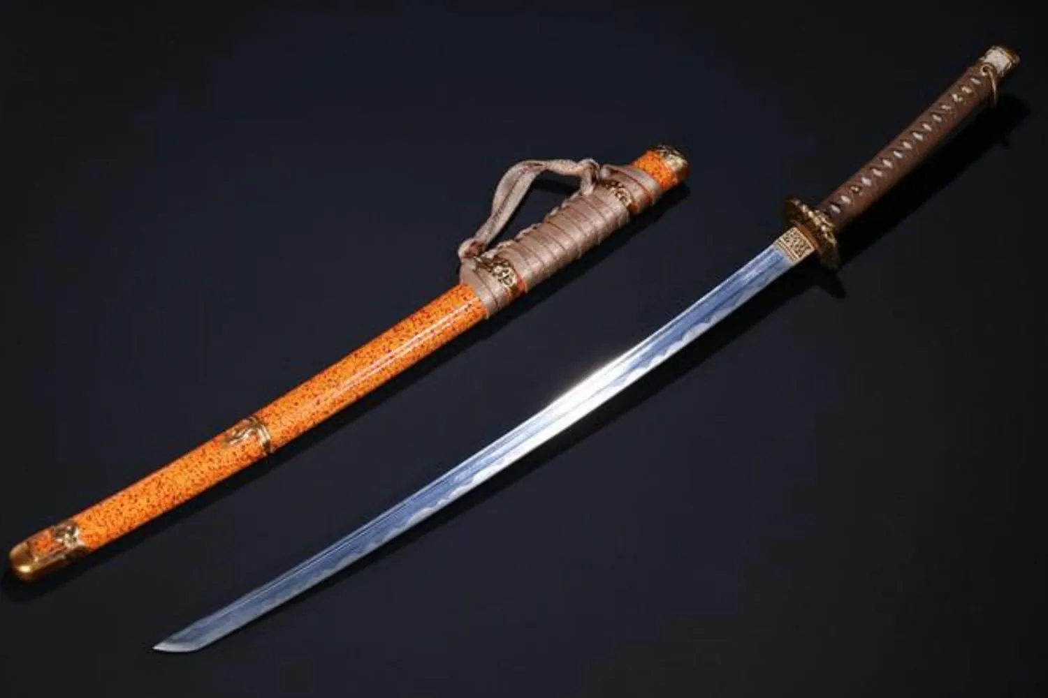 1/6 Scale Action Figure Accessory: Die-Cast Alloy Samurai Sword Model