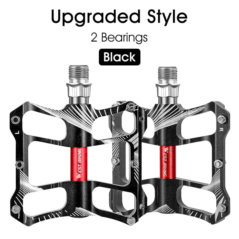 3 Bearings Bicycle Pedals Ultralight Anti-slip CNC BMX MTB Road Bike Pedal Cycling Sealed Bearing Bike Pedals