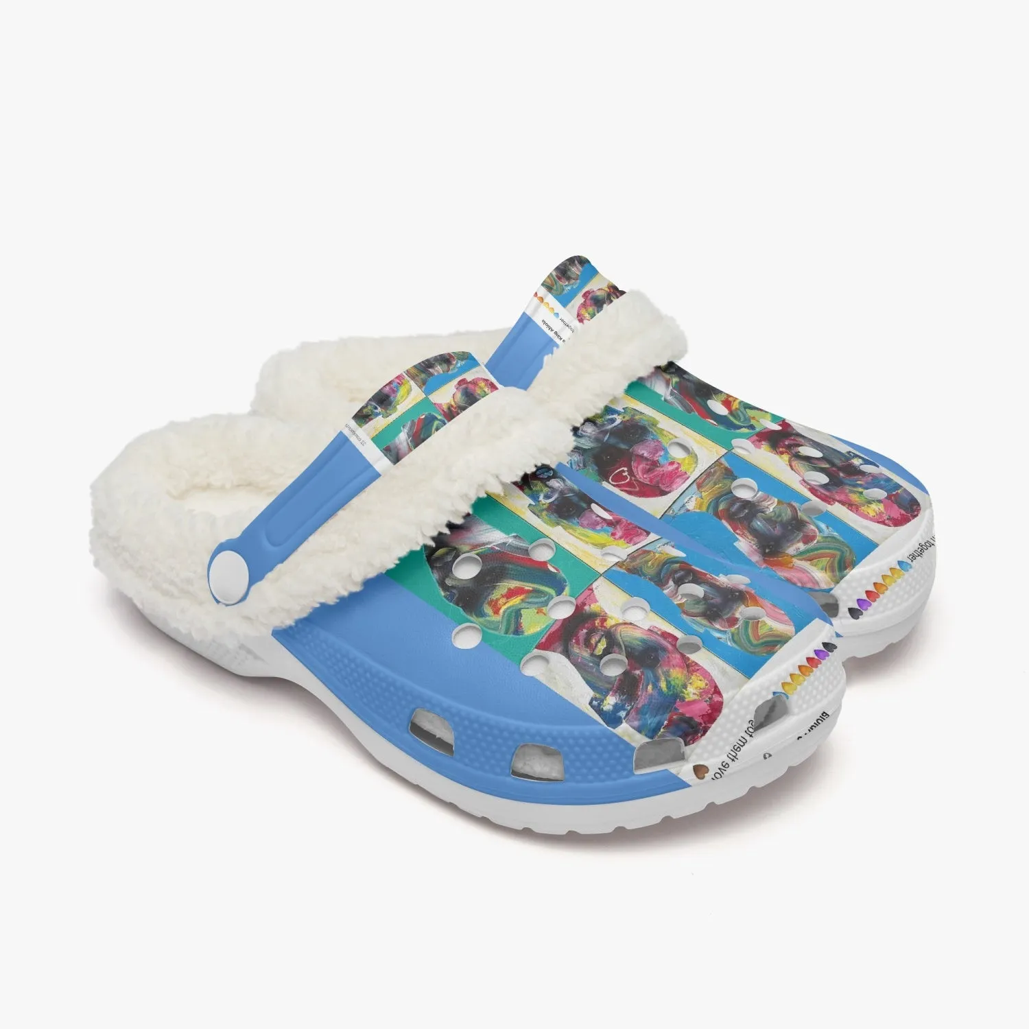 475.Rachvid wears Lined All Over Printed Clogs