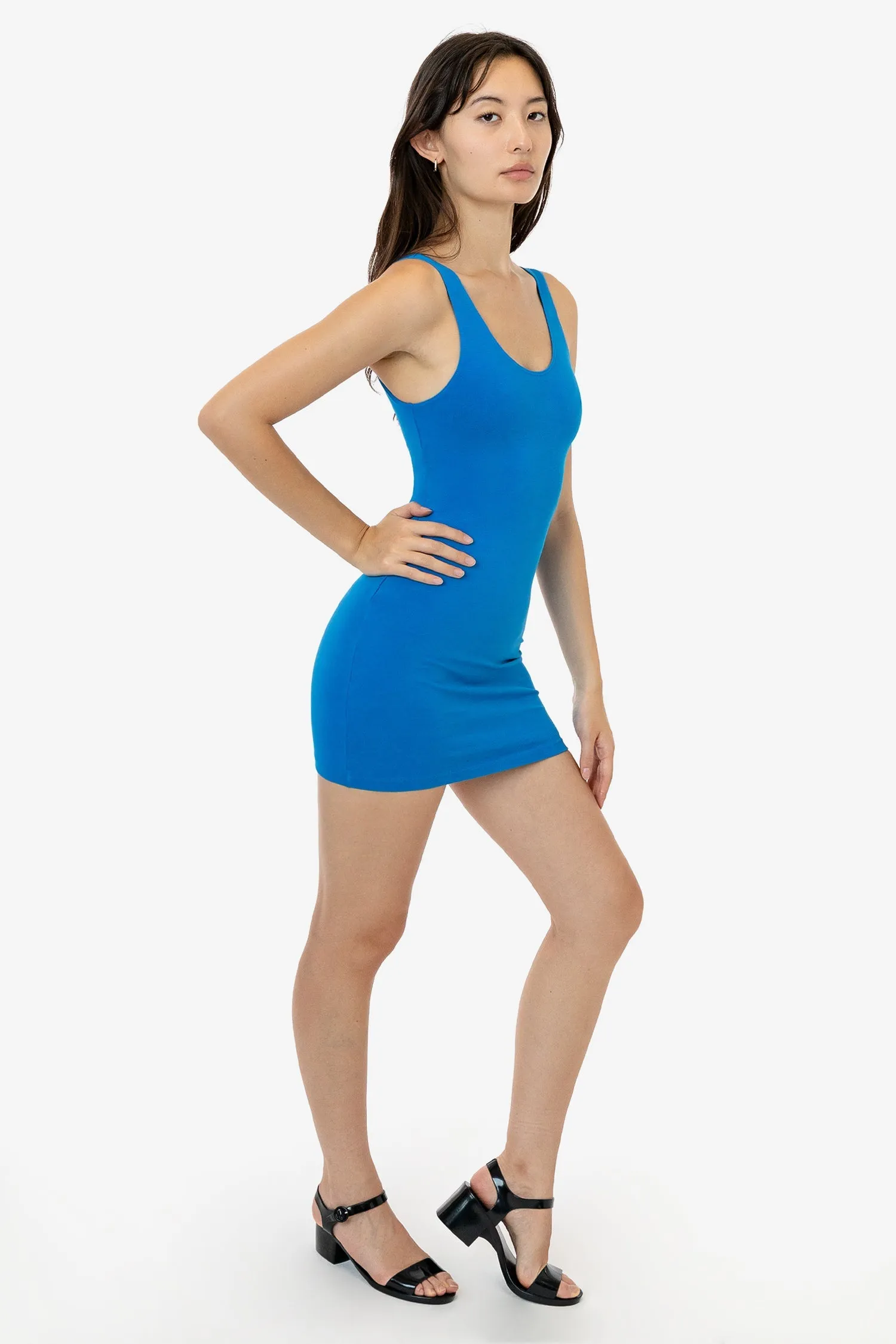 83610GD - Garment Dye Tank Mini Dress