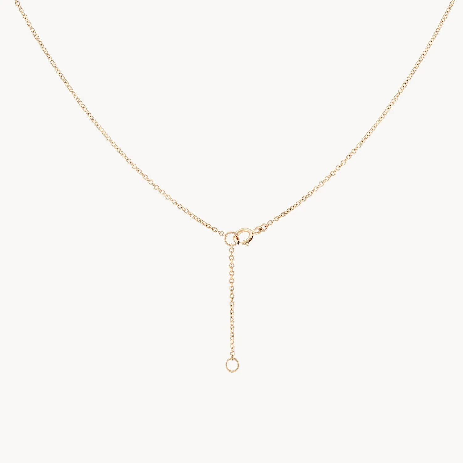 Abacus necklace - 14k yellow gold