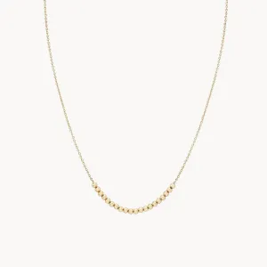 Abacus necklace - 14k yellow gold