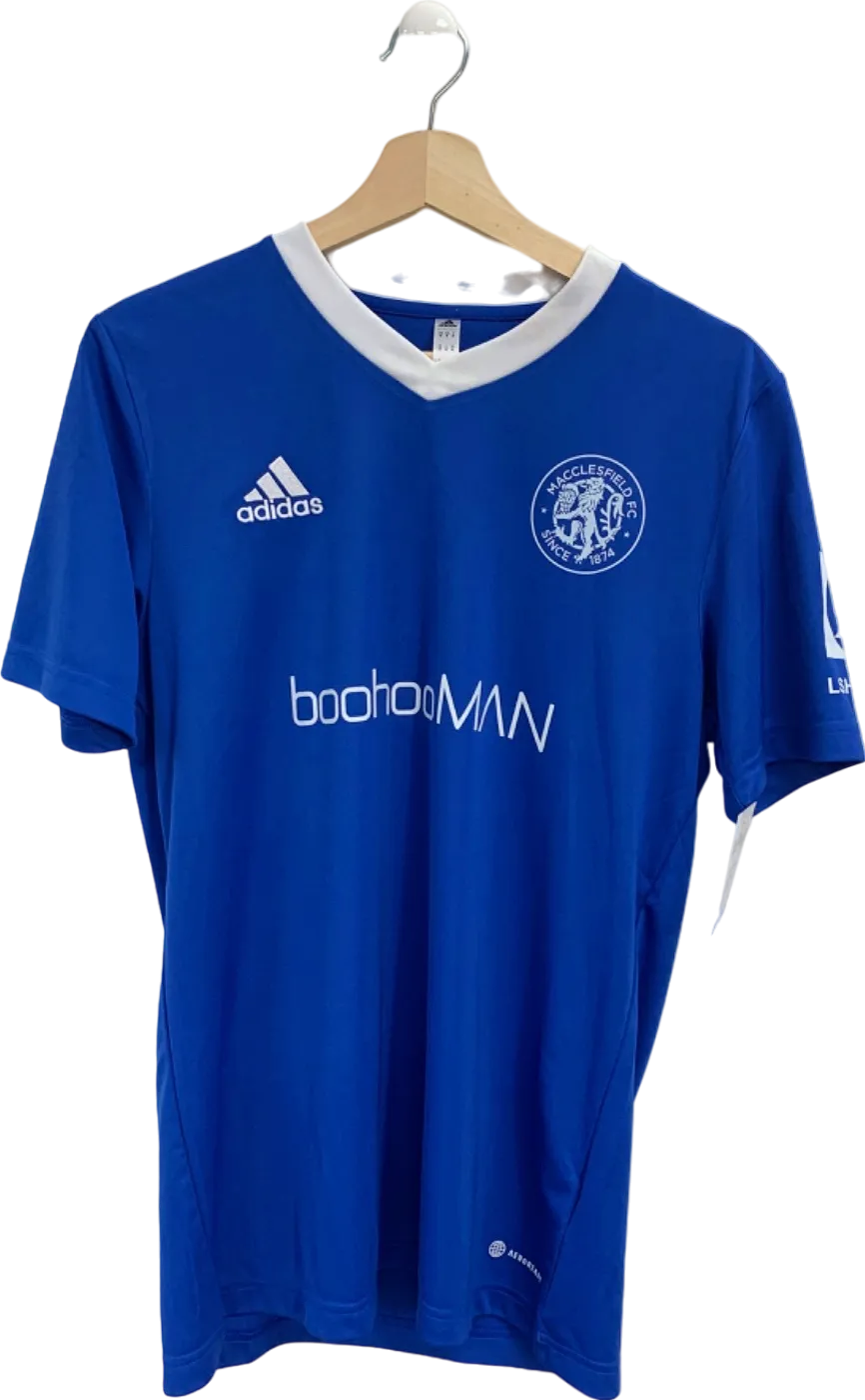 Adidas Blue Football Jersey UK M