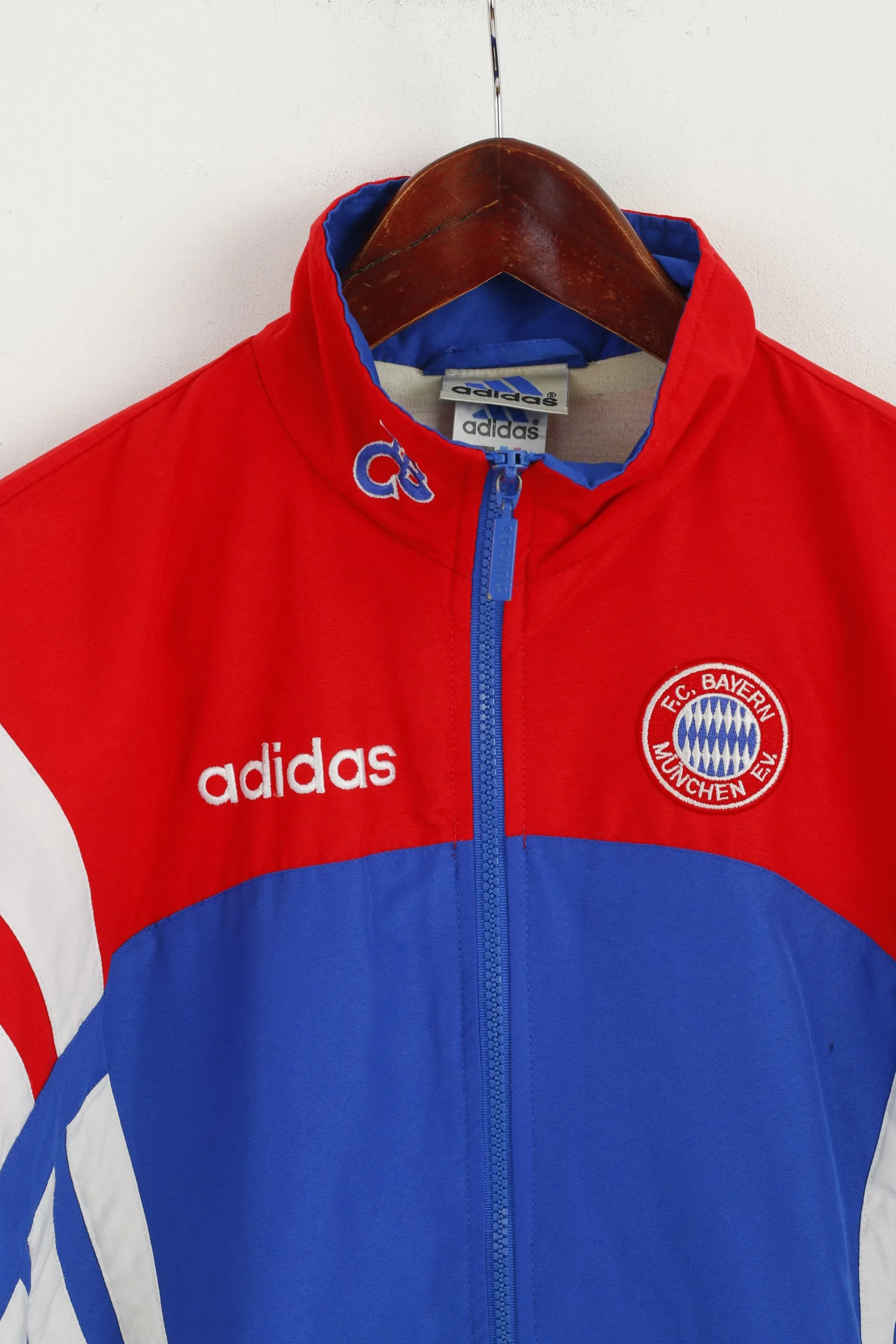 Adidas Youth 16 Age 176 Jacket Vintage Blue F.C. Bayern Munchen Vintage 90s Top