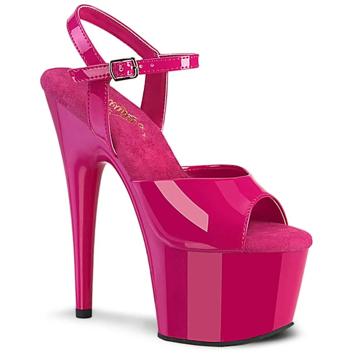 ADORE-709 Pink Ankle Peep Toe High Heel