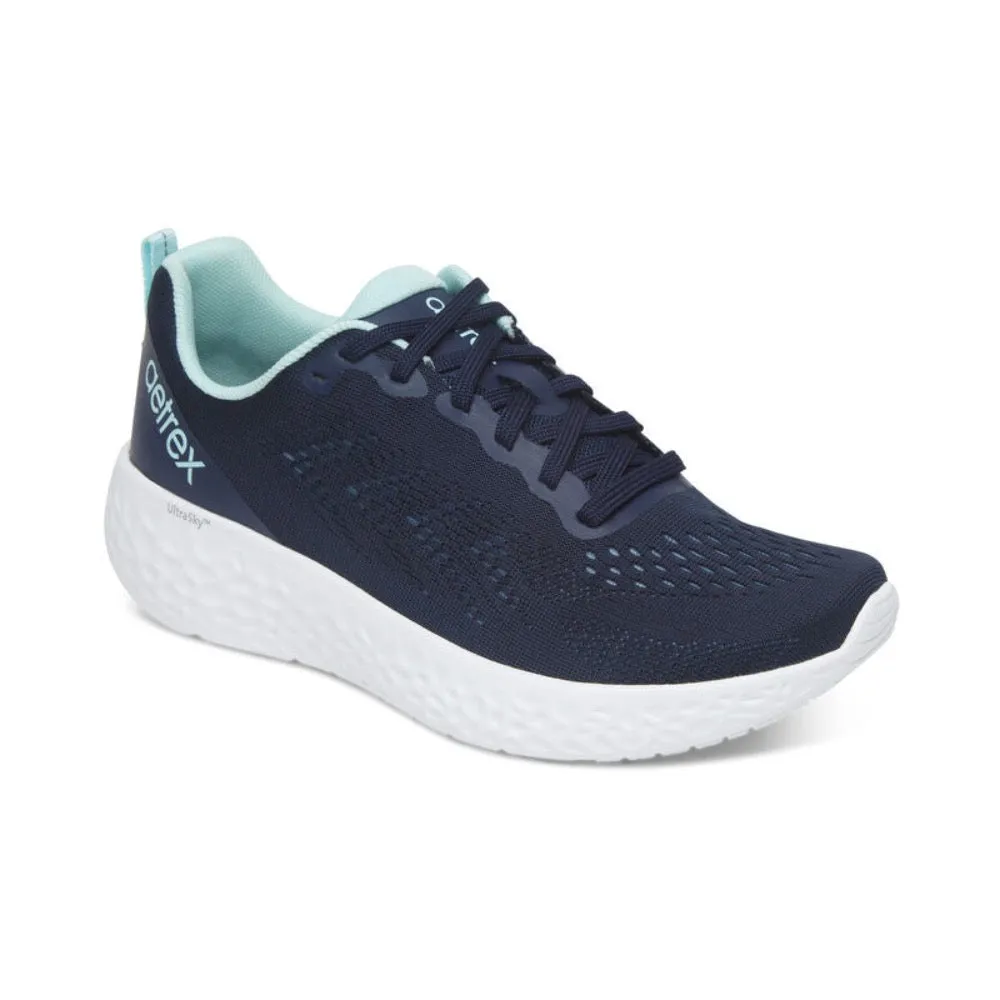 Aetrex Danika Arch Support Sneaker Navy