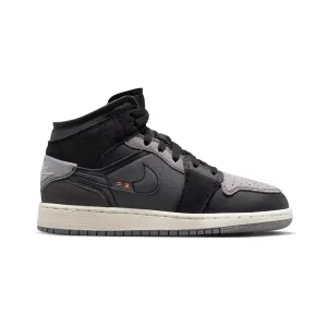 Air Jordan 1 Mid SE Craft Big Kids' Shoes