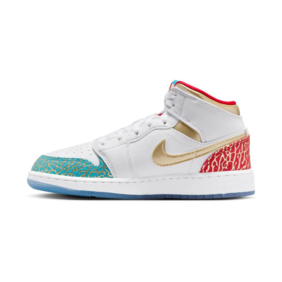 Air Jordan 1 Mid Sneaker School Big Kids' Shoes