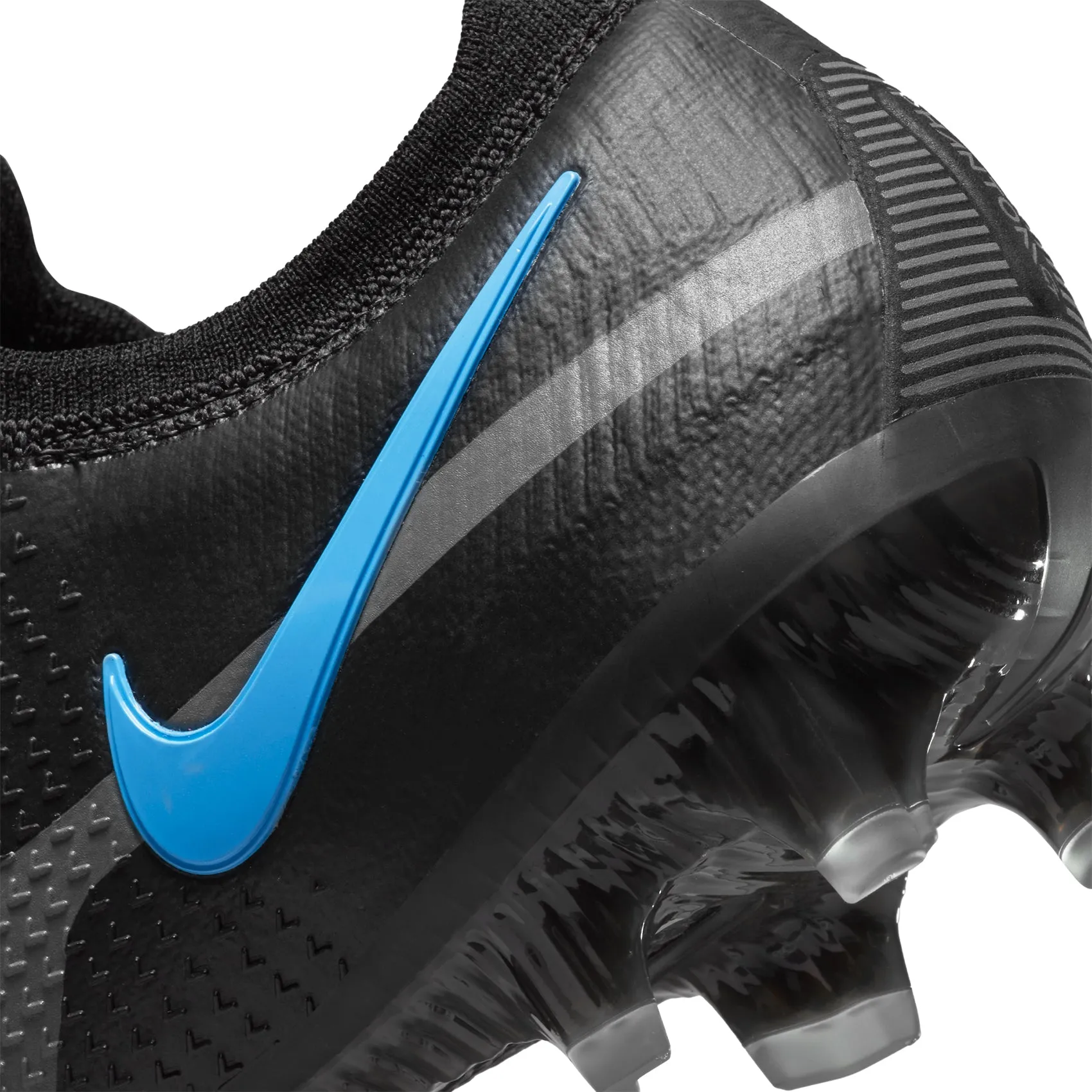 All Gender Phantom GT2 Elite FG Soccer Shoe - Black/Black/Iron Grey