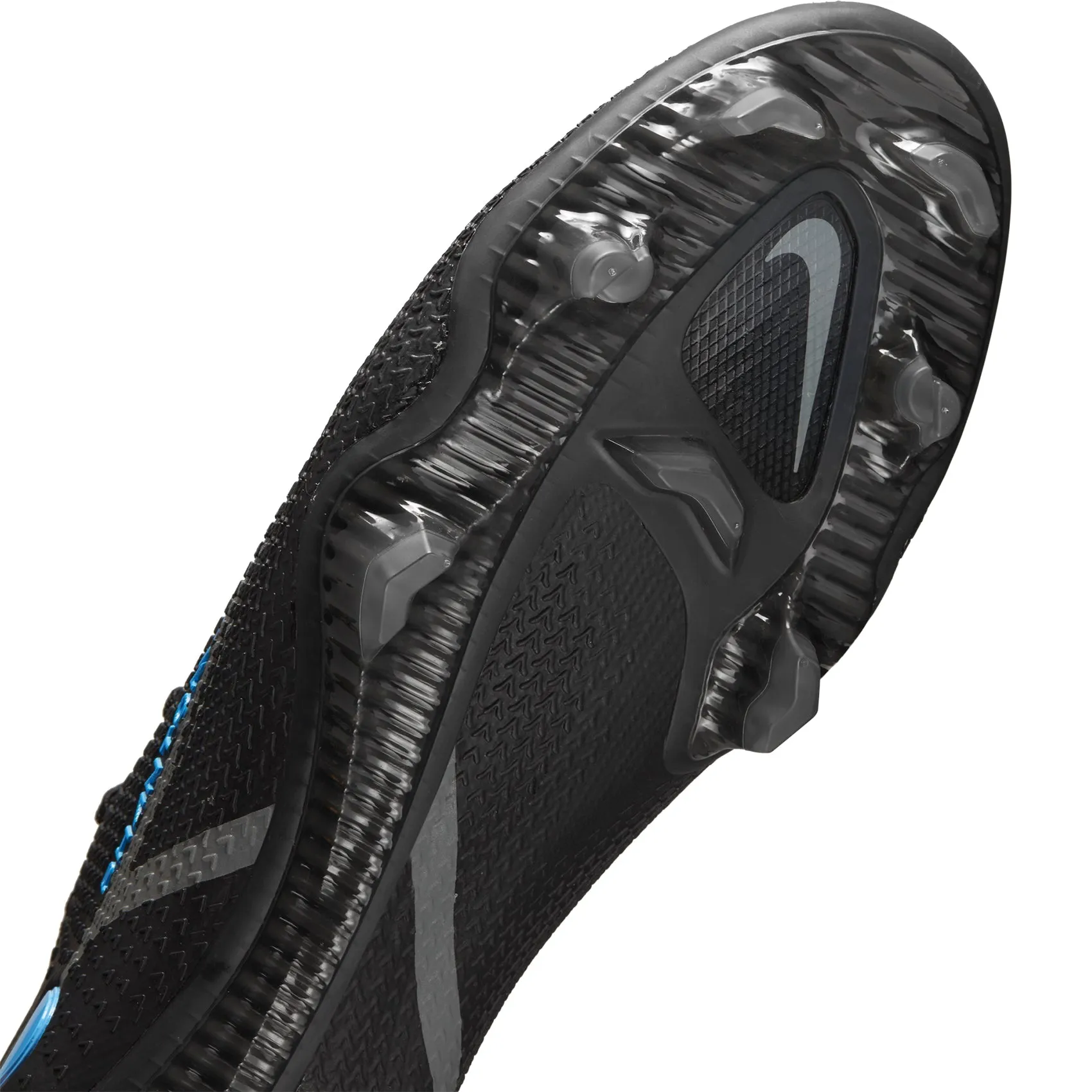 All Gender Phantom GT2 Elite FG Soccer Shoe - Black/Black/Iron Grey