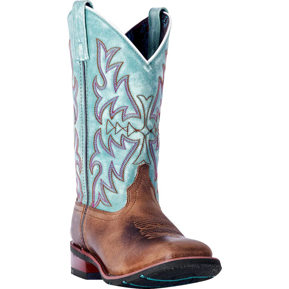 Anita Embroidered Square Toe Cowboy Boots