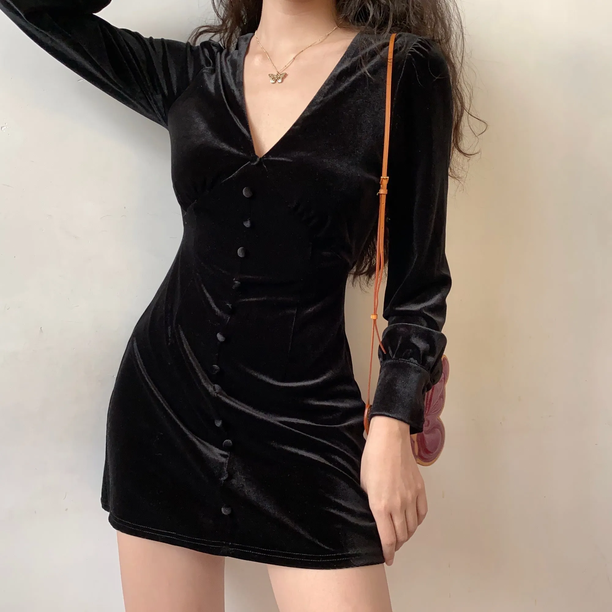 Antonia Velvet Dress