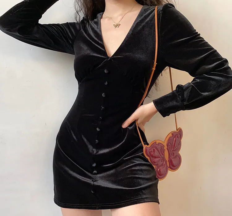 Antonia Velvet Dress