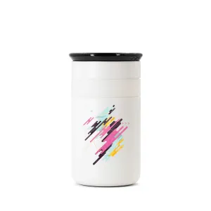 Artisan 12oz Tumbler - 80s Mashup White