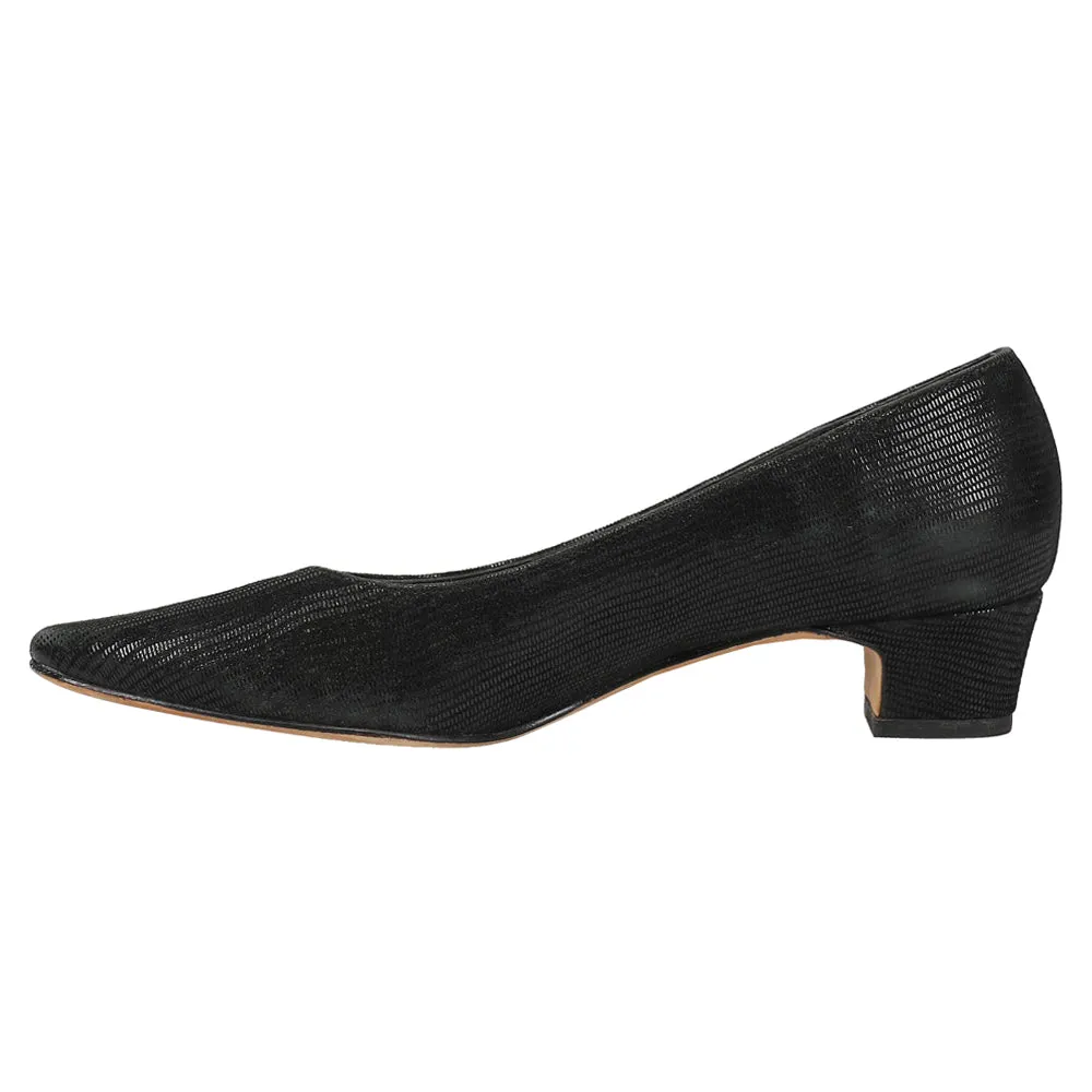 Astyr Pointed Toe Block Heel Pumps