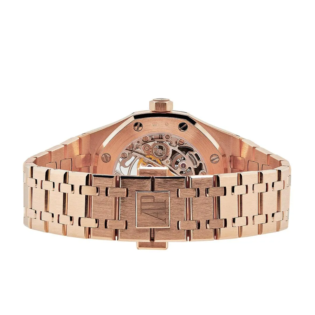 Audemars Piguet Royal Oak 15467OR.OO.1256OR.01 Double Balance Wheel Openworked Rose Gold