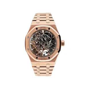 Audemars Piguet Royal Oak 15467OR.OO.1256OR.01 Double Balance Wheel Openworked Rose Gold