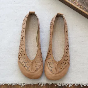 Babakud Hollow Out Breathable Woven Slip On Shoes