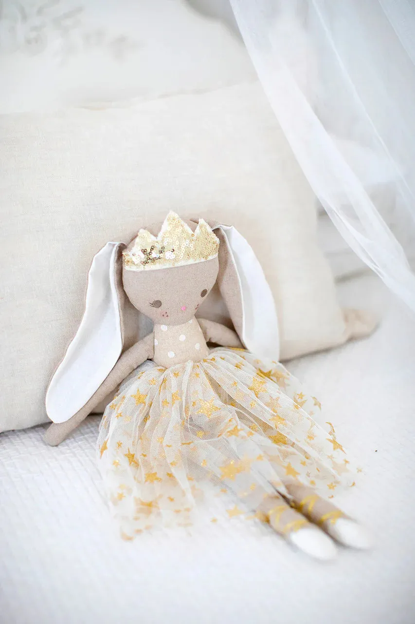 Billie Princess Bunny Doll Gold