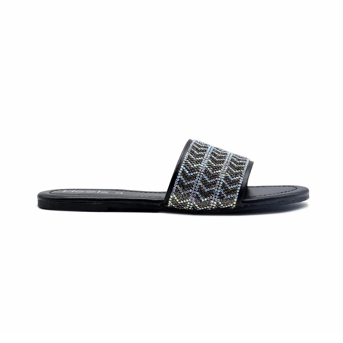 Black Casual Slipper 000378