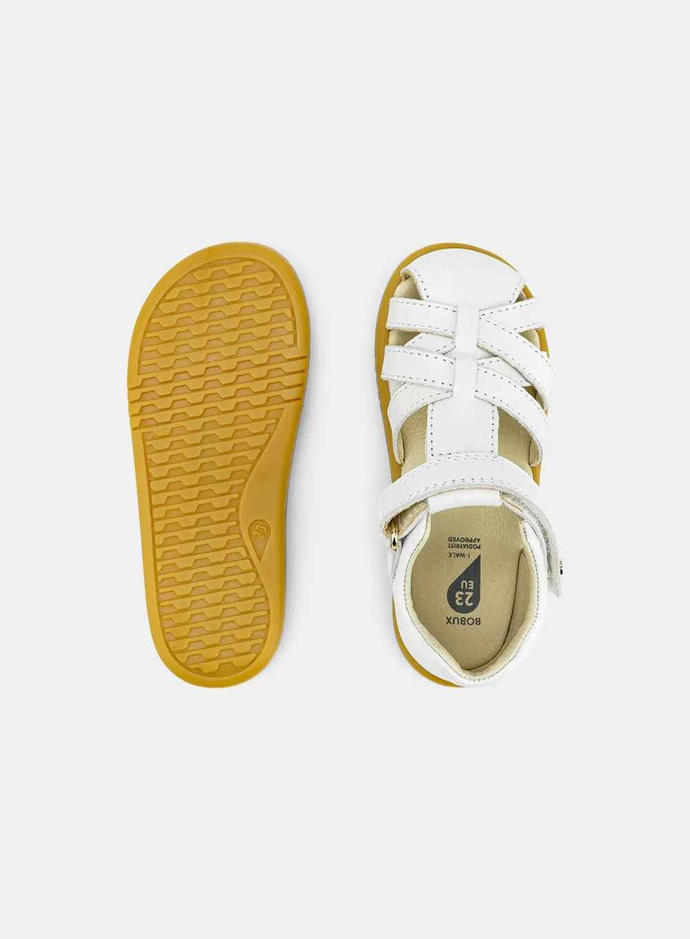 Bobux Cross Jump Sandals in White