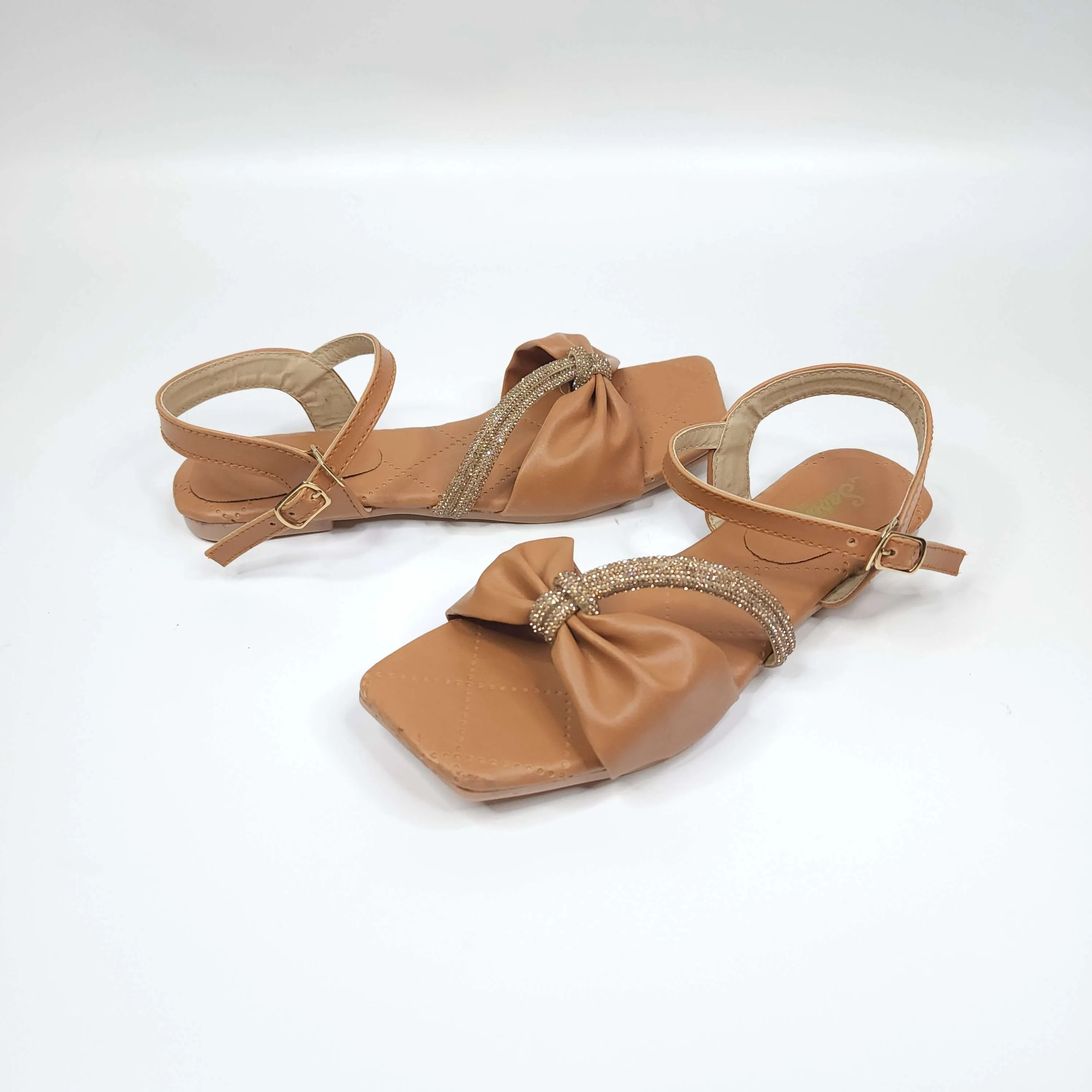 Camel Stud Sandals