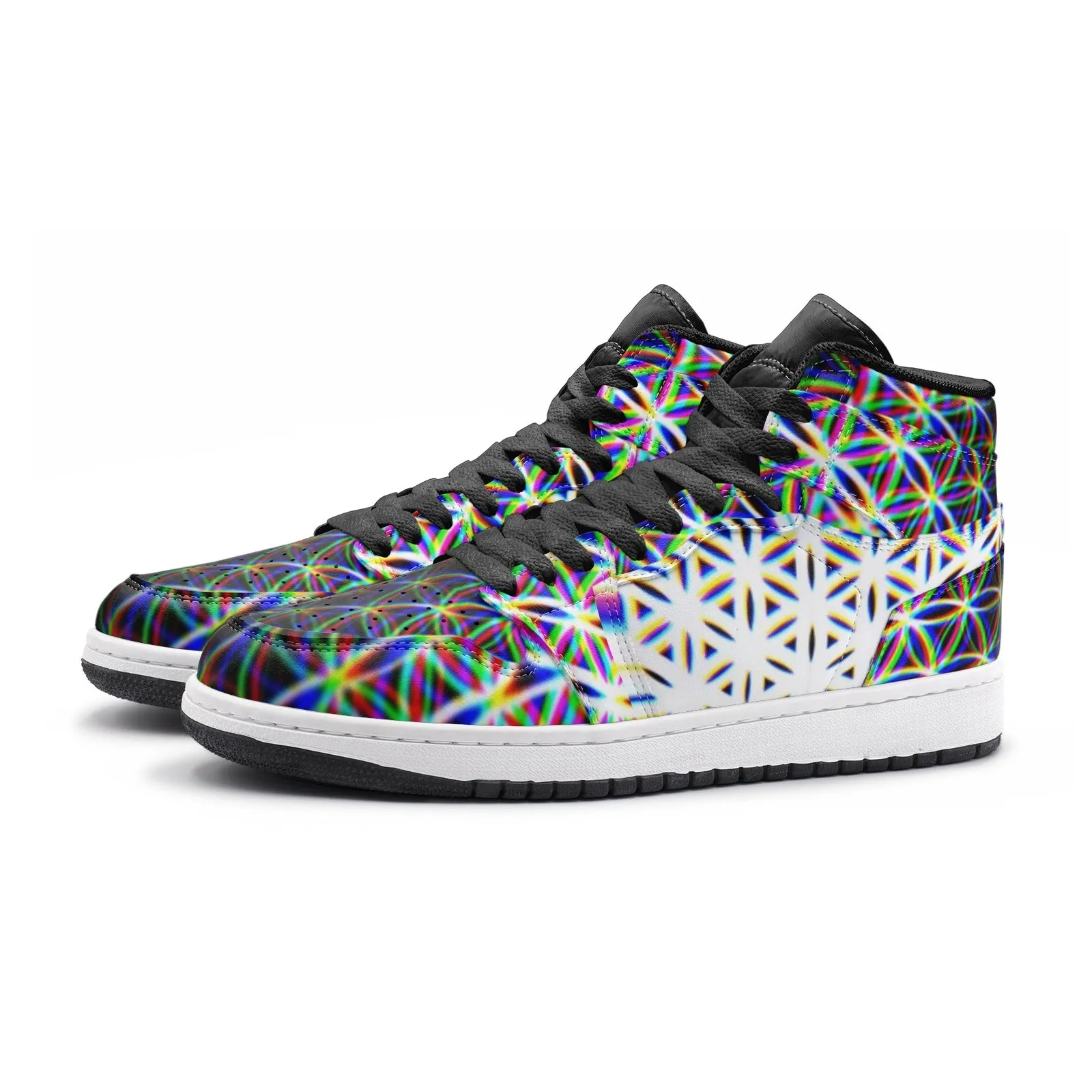 Chromatic Flower Unisex Sneakers