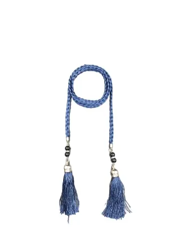 Classy Cord Rope Belt With Tassel & Beads