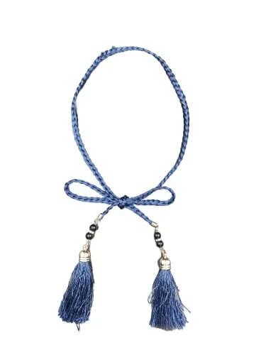 Classy Cord Rope Belt With Tassel & Beads