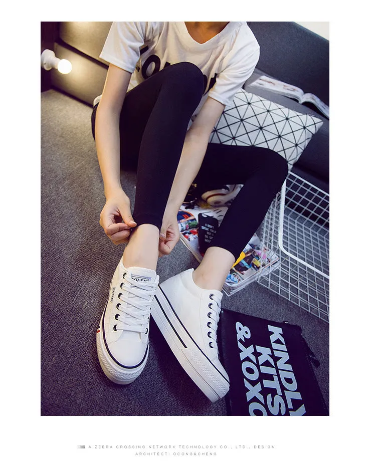 Classy Platform Canvas Sneaker