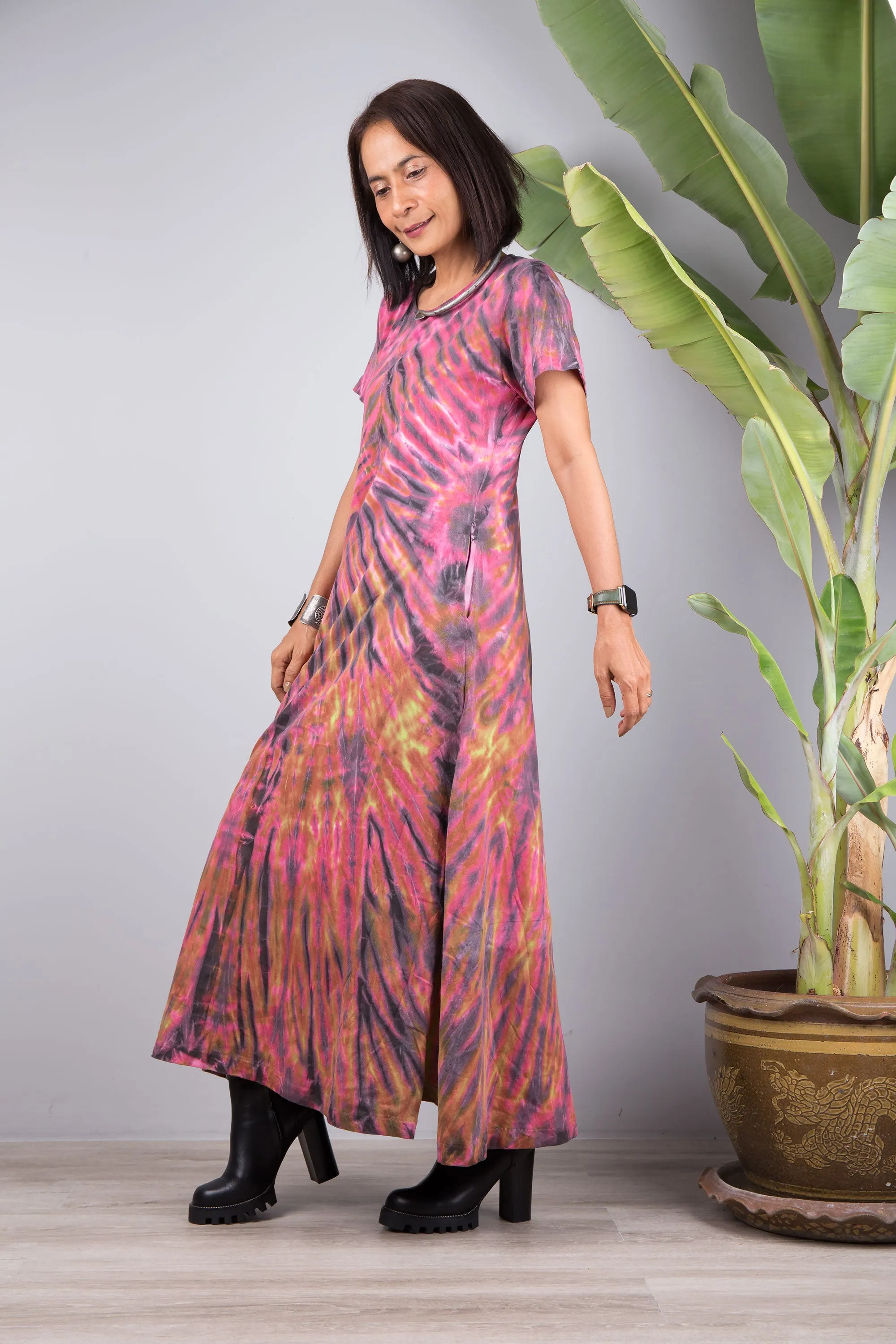 Cotton Tie dye dress