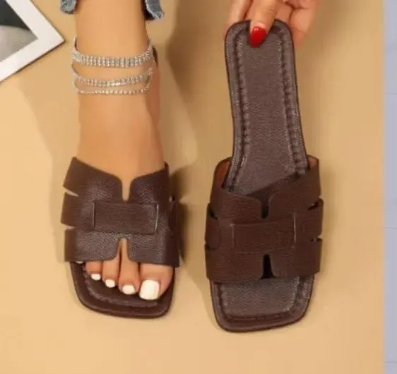 Cutout Flat Addiction Sandals