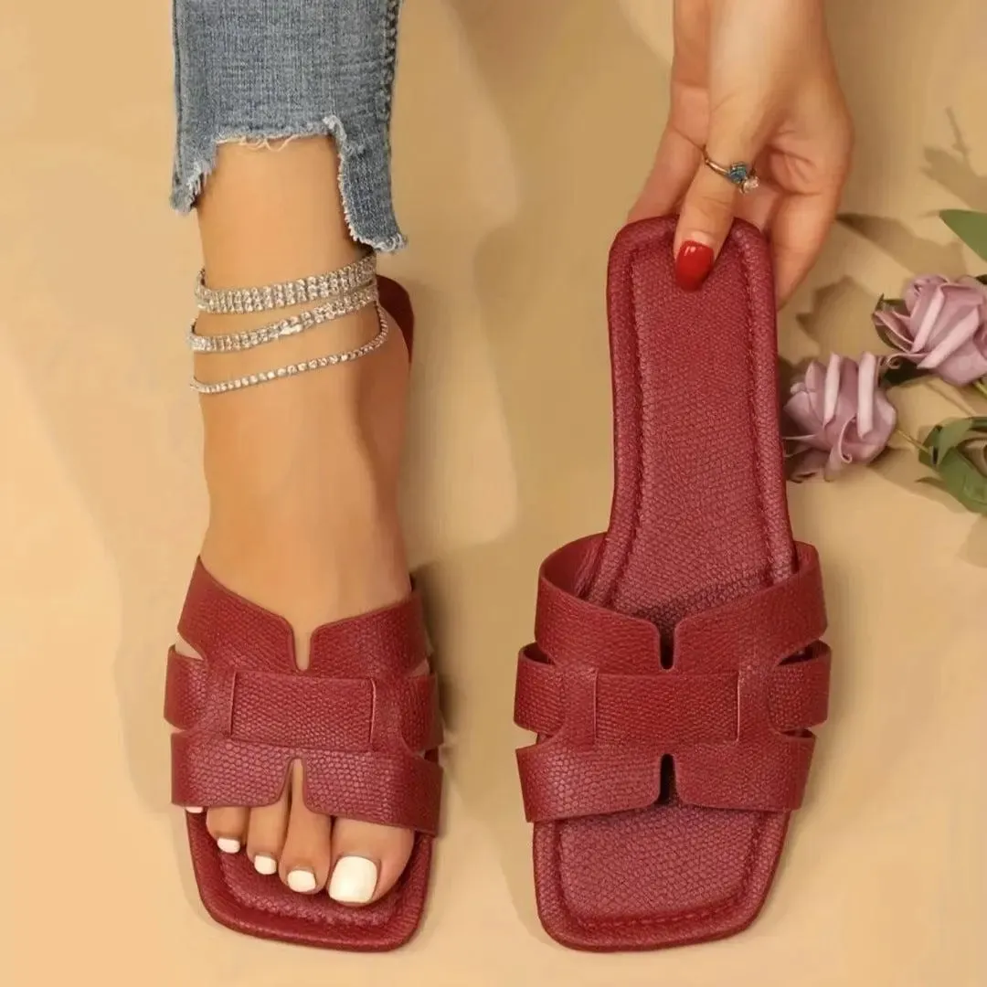 Cutout Flat Addiction Sandals