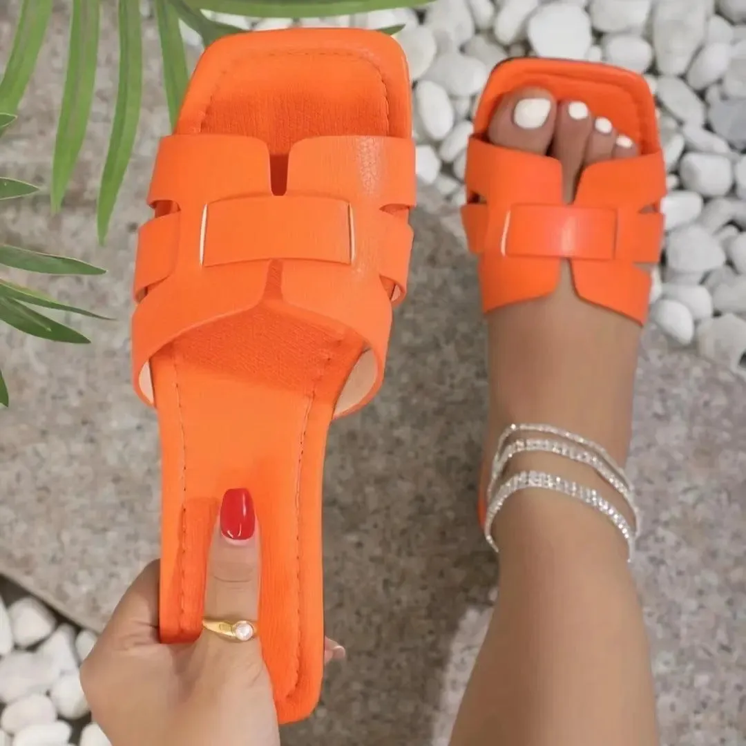 Cutout Flat Addiction Sandals