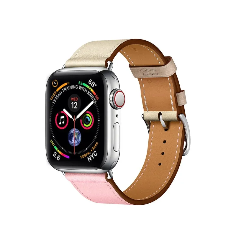 Designer Leather Strap for Apple Watch