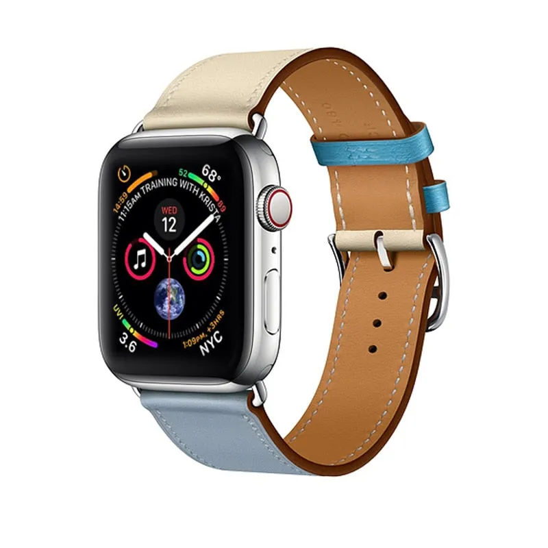 Designer Leather Strap for Apple Watch