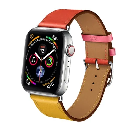 Designer Leather Strap for Apple Watch