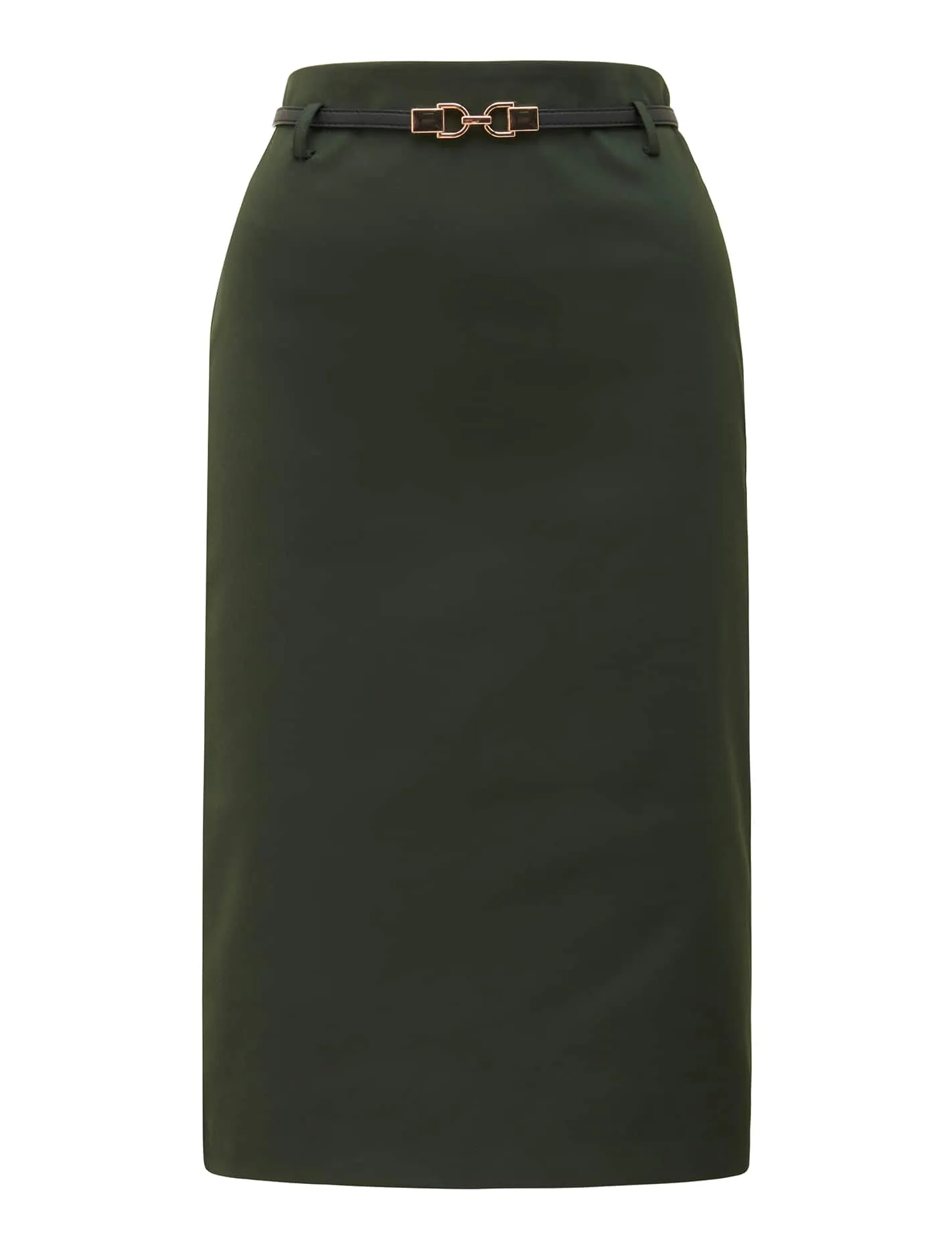 Dina Belted Pencil Skirt