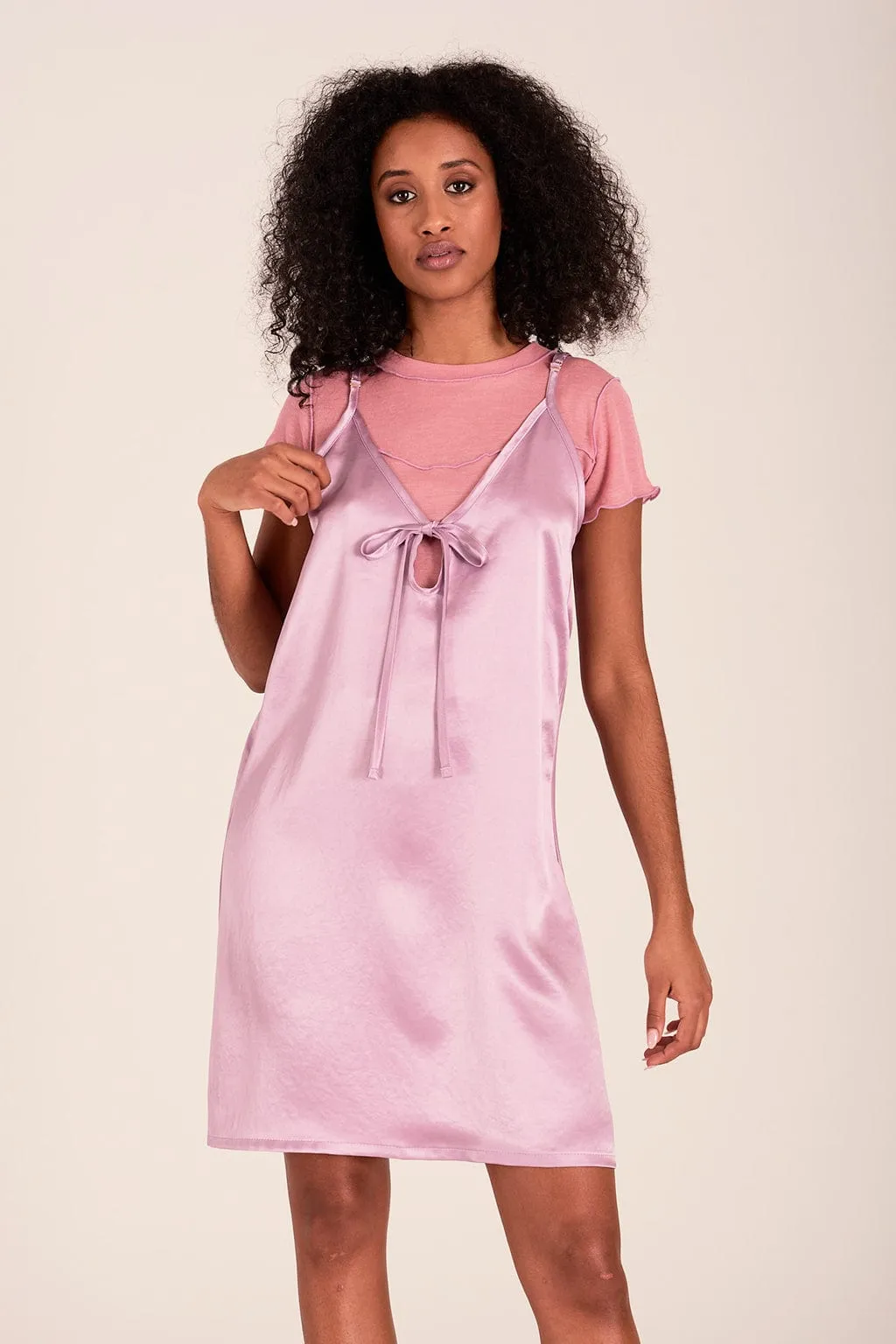 Drew Slip Dress Lilac