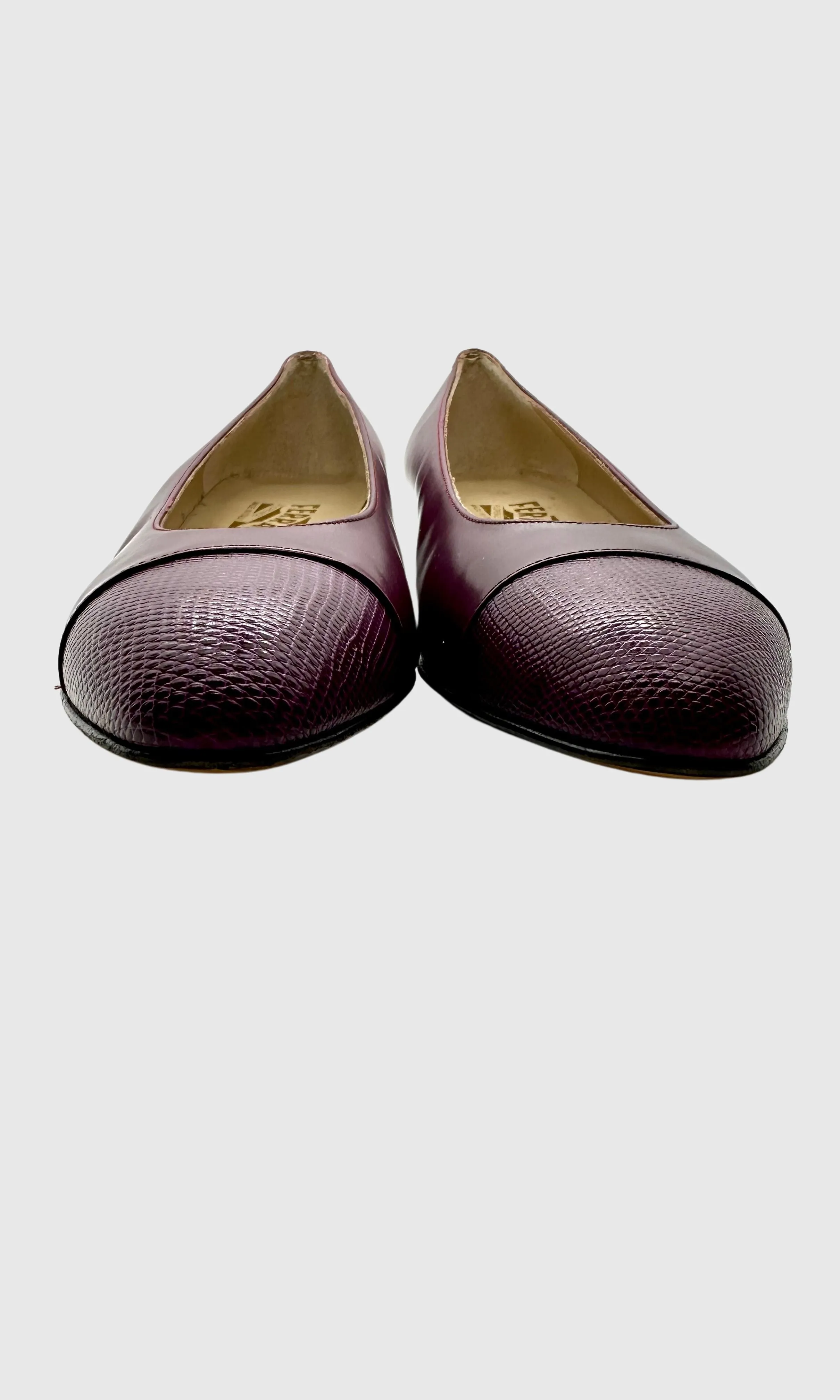 FERRAGAMO PURPLE LOAFERS • Women's size US 7