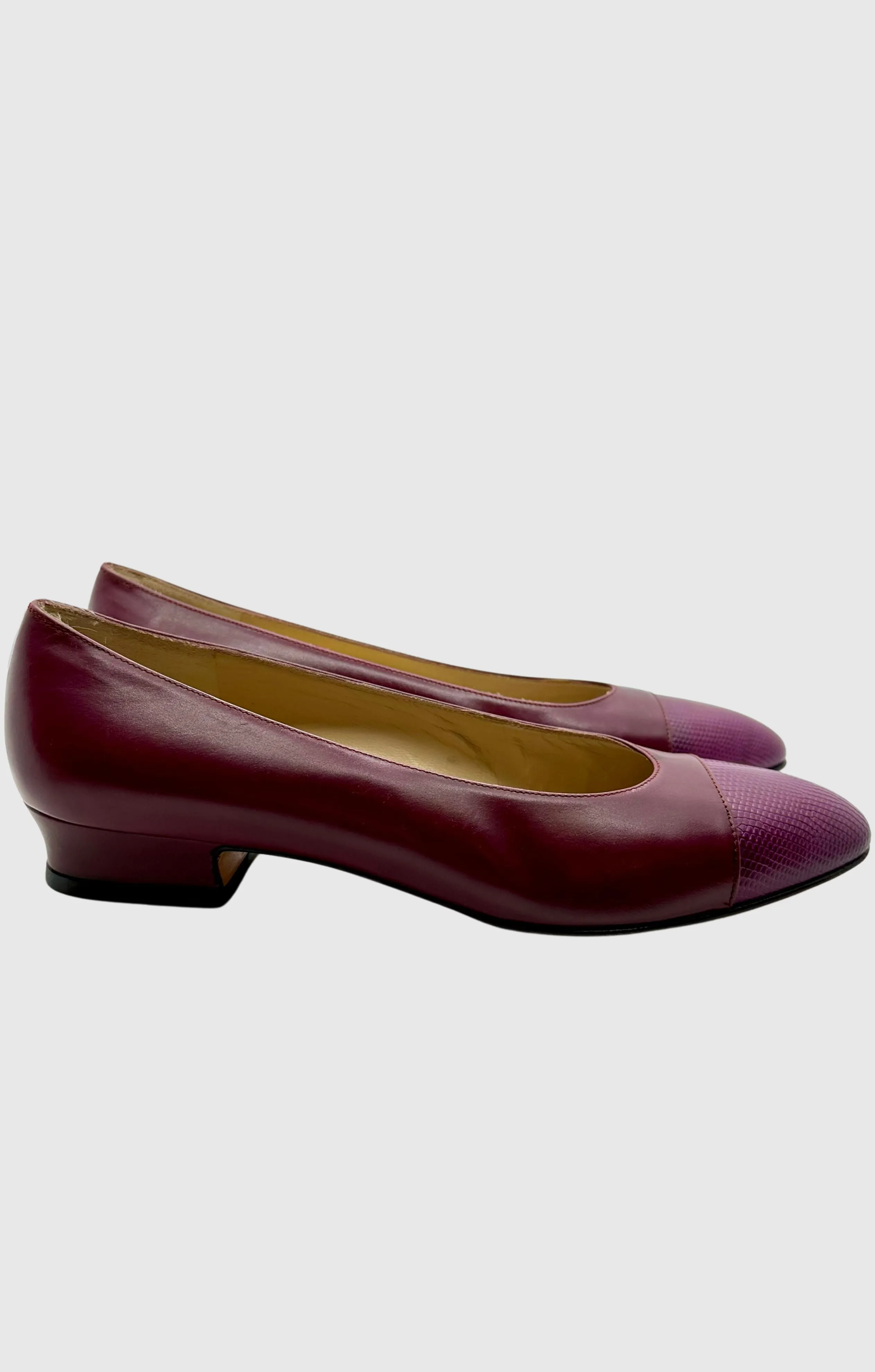 FERRAGAMO PURPLE LOAFERS • Women's size US 7