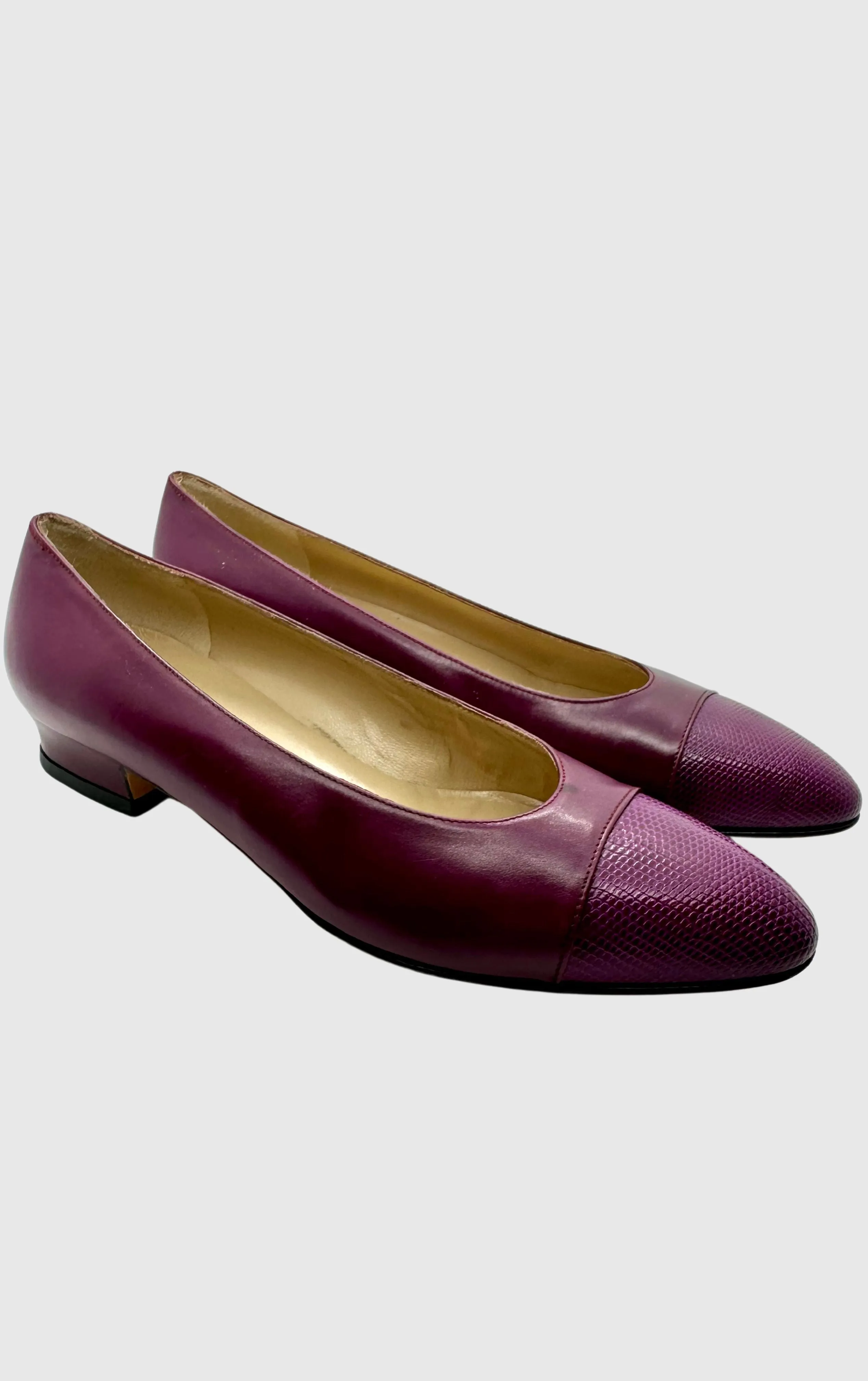 FERRAGAMO PURPLE LOAFERS • Women's size US 7