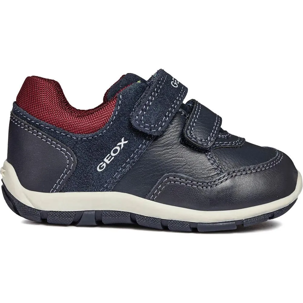 Geox B Shaax Navy Leather