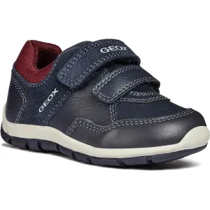 Geox B Shaax Navy Leather