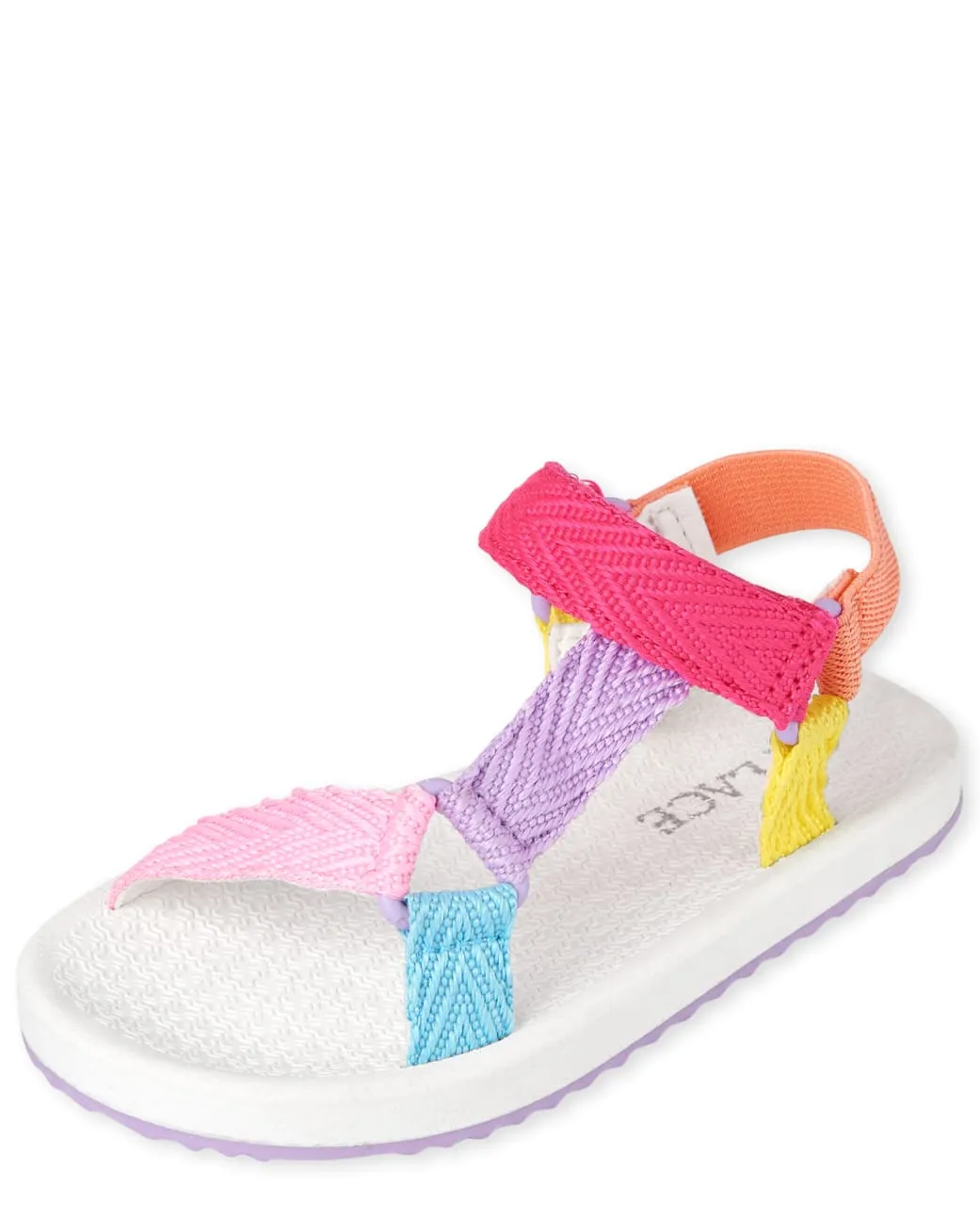 Girls Colorblock Webbed Sandals