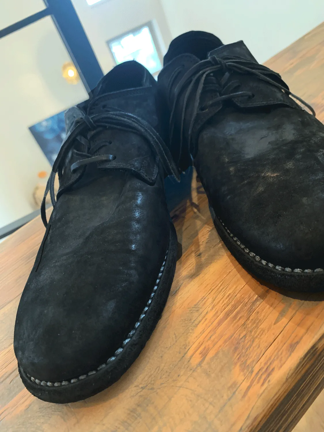 GUIDI  992 CORDVAN LOWLACE SHOES