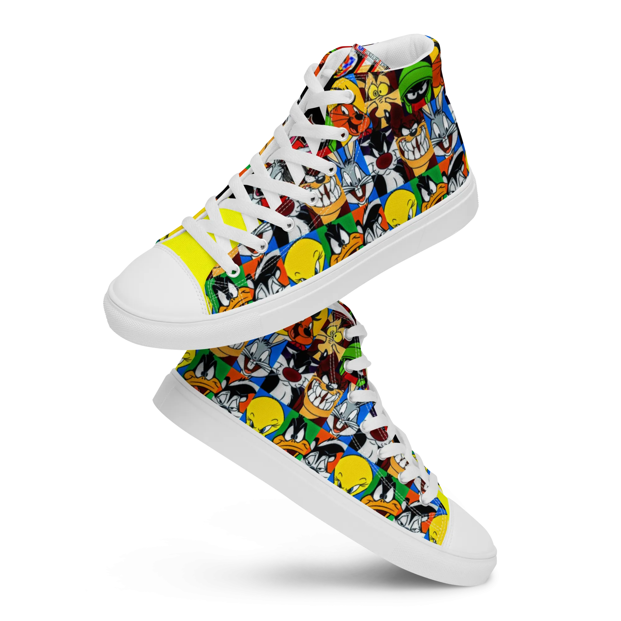 high top canvas shoes