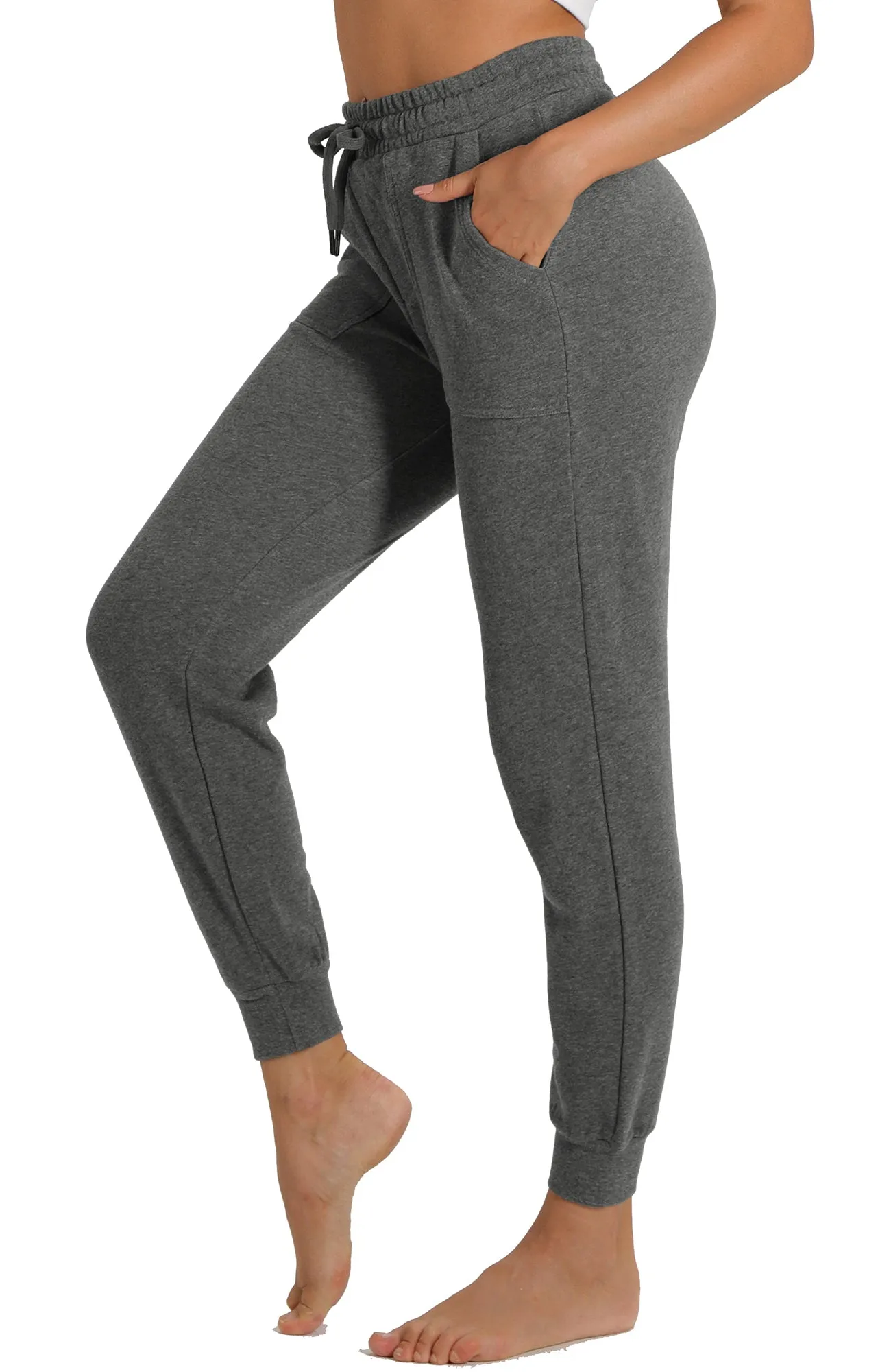 icyzone Women Sweatpants Joggers Activewear Workout Running Pants with Pockets