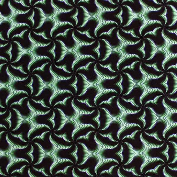 Kaleidoscope Horns Printed Spandex | Blue Moon Fabrics